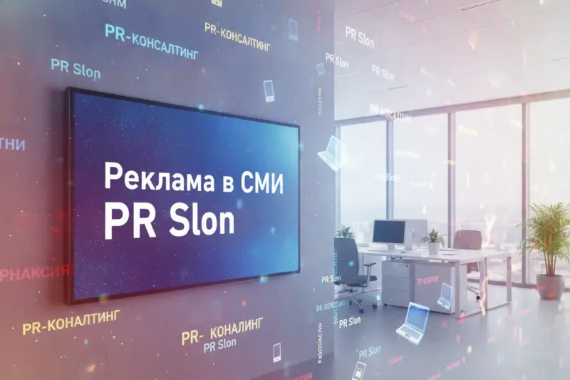 Реклама в СМИ PR Slon